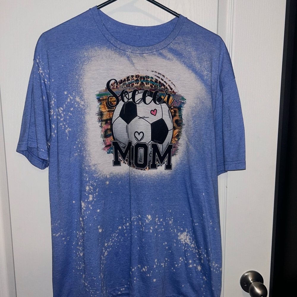 Blue Soccer Mom Kids T-Shirt